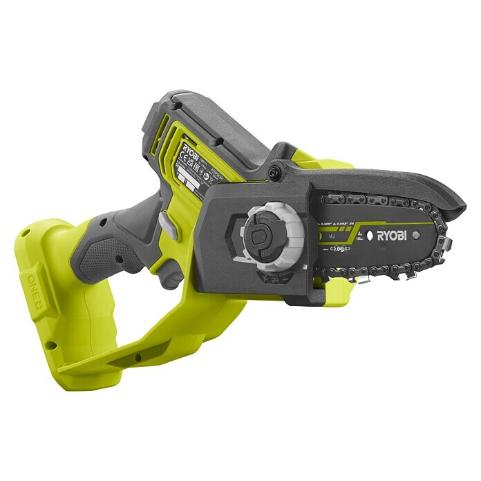 Ryobi ONE+ Einhand-Akku-Kettensäge RY18PSX10A-0 (18 V, Li-Ionen, Ohne Akku, Schwertlänge: 10 cm) | BAUHAUS