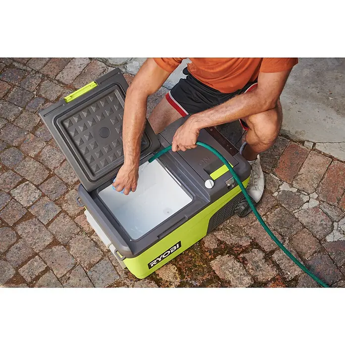 Ryobi ONE+ Akku-Kühlbox Hybrid RY18CB23A-0 - L x B x H: 72,5 x 42 x 49 ...