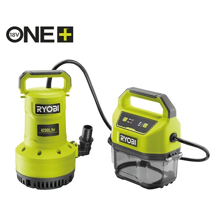 Ryobi ONE+ Schmutzwasserpumpe (Max. Fördermenge: 4.200 l/h) | BAUHAUS