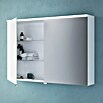 Camargue LED-Spiegelschrank (B x H: 90 x 62 cm, Mit Beleuchtung, MDF, Weiß)