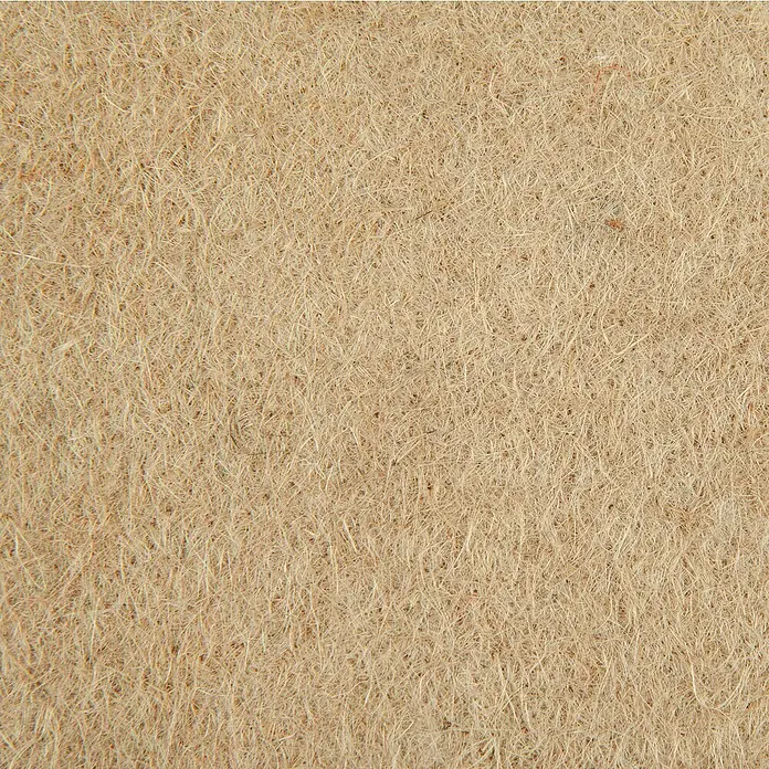 Windhager Jute-Gewebematte - L x B: 30 x 30 cm, 500 g/m², Beige - Nahaufnahme einer Textur aus beiger Kokosfaser, ideal für natürliche, umweltfreundliche Produkte und Oberflächen.