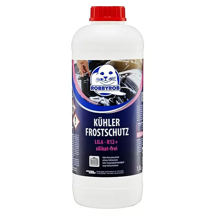 Robbyrob Kühlerfrostschutz - Violet, 1,5 l - Vorderansicht