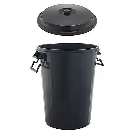 Cubo de basura empotrado con tapa