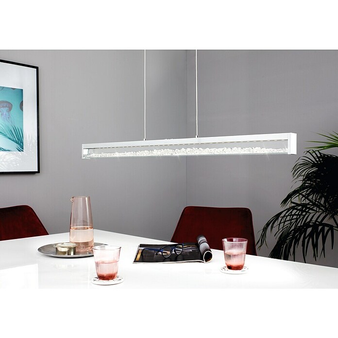 Eglo LED-Pendelleuchte Cardito 1 (1-flammig, 32 W, Weiß)