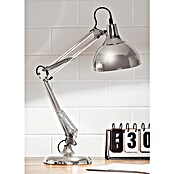 Eglo Tischleuchte Borgillio (40 W, L x B x H: 40 x 19 x 71 cm, Chrom, E27) | BAUHAUS