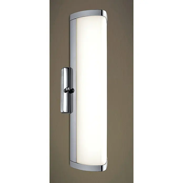 Eglo LED-Wandleuchte Gita - L x B x H: 35 x 7,5 x 7,5 cm - Elegante Chrom-Wandleuchte mit opalem Diffusor für blendfreies Licht und stilvolle Beleuchtung in jedem Raum.