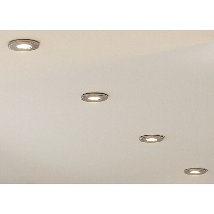 Eglo Set ugradbenih LED svjetiljki  (9 W, Mat nikal, 3 Kom., Topla bijela, IP20) | BAUHAUS
