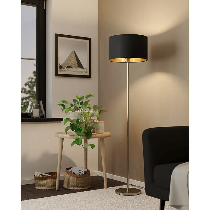 Eglo Maserlo Stehleuchte (60 W, Gold, Höhe: 151 cm)