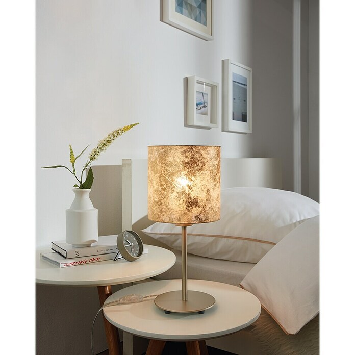 Eglo Viserbella Tischleuchte (60 W, Gold, Höhe: 40 cm)