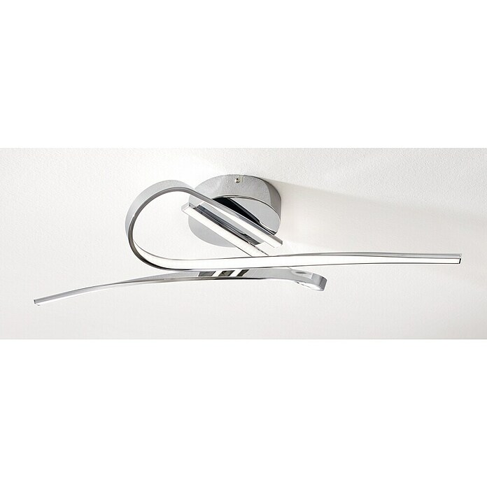Eglo Selvina LED stropna svjetiljka  (20 W, D x Š x V: 70 x 42 x 15 cm, Srebrna, Topla bijela) | BAUHAUS