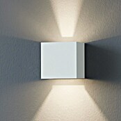 Eglo Aplique exterior LED Calpino (2 luces, 3,3 W, Color de luz: Blanco cálido, IP54, Blanco)
