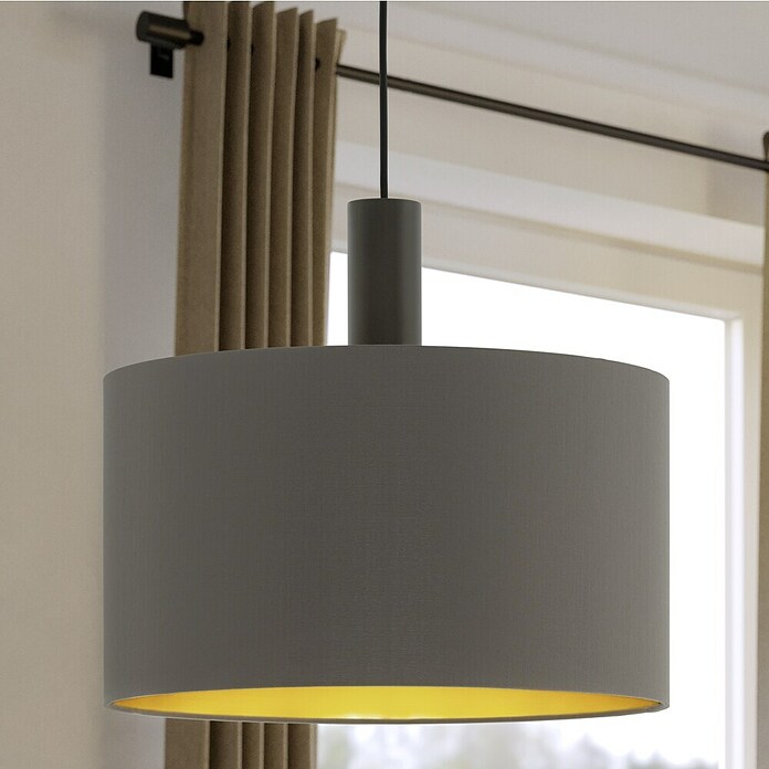 Eglo Concessa 1 Pendelleuchte (60 W, Cappuccino, Ø x H: 38 x 150 cm)