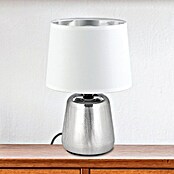 Eglo Deko-Tischleuchte MANALBA 1 (40 W, Silber, E14) | BAUHAUS