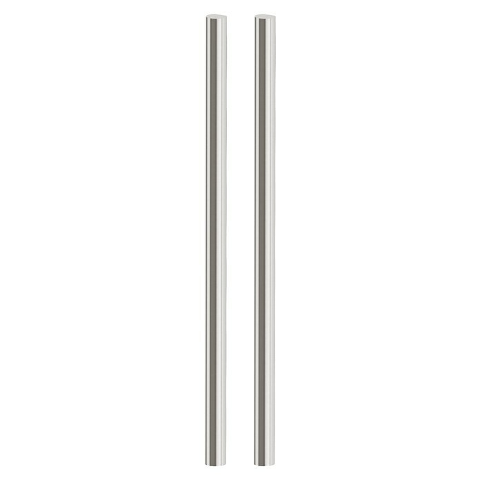 Diamond Doors Griffstangenpaar GS 49010 (Edelstahloptik, Geeignet für: Ganzglas-Schiebetüren, Länge: 35 cm)