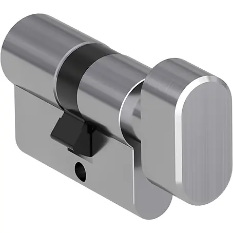 WC-Knaufzylinder Für Glastüren - Edelstahloptik Für 8mm Glasstärke