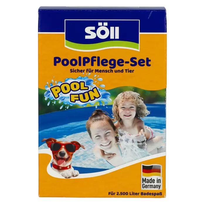 Söll Planschbeckenpflege-Set - Max. ausreichend für Flüssigkeitsmenge: 2.500 l, 2 -tlg., 250 ml