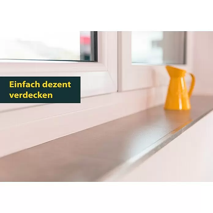 Schellenberg Flachleiste - 50 m x 30 mm x 1,5 mm, Weiß - Informationsansicht