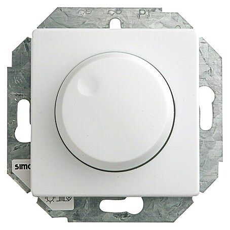 Simon 27 Regulador luminoso (Blanco, Aluminio, Colocar)