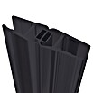 GEO Dichtprofil 180° (Magnetdichtungen, Kunststoff, Schwarz, 1 Stk.) | BAUHAUS