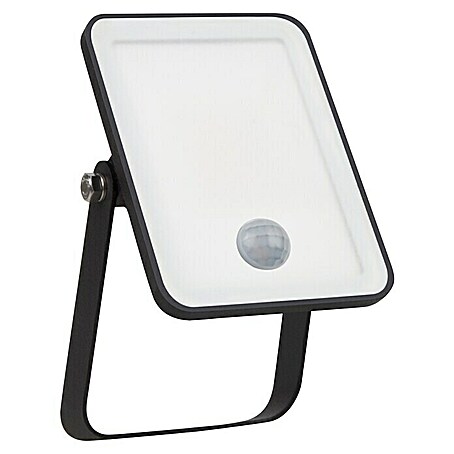 Ledvance LED-Strahler Floodlight Essential Sensor (10 W, L x B x H: 13,2 x 8,3 x 3,3 cm, Schwarz, Tageslichtweiß, Mit Sensor)