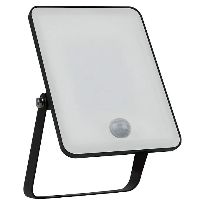 Ledvance LED-Strahler Floodlight Essential Sensor20 W, L x B x H: 17,3 x 11,1 x 3,3 cm, Schwarz, Tageslichtweiß, Mit Sensor
