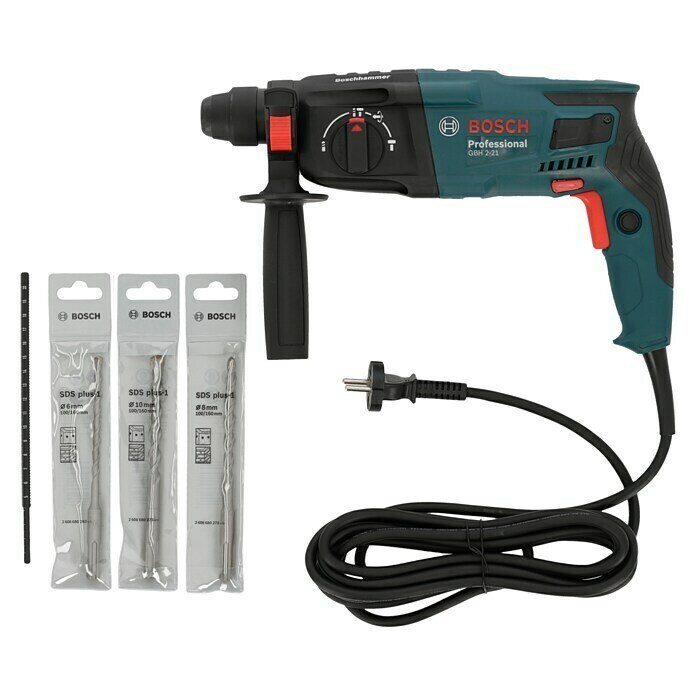 Bosch Professional Martillo combinado GBH 2-21 (720 W, 2 J, Alojamiento SDS-Plus) | BAUHAUS