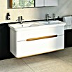 VitrA Sento Badmöbel-Set Sento (Gesamtbreite Badmöbel: 130 cm, Weiß, Matt) | BAUHAUS