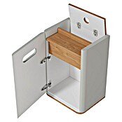 VitrA Sento Halbhochschrank (B x T x H: 40 x 29,5 x 58 cm, Hellgrau, Anschlag: Links) | BAUHAUS