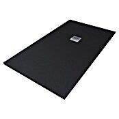 Camargue Duschwanne Brooklyn (L x B: 160 x 100 cm, Mineralguss, Schwarz) | BAUHAUS