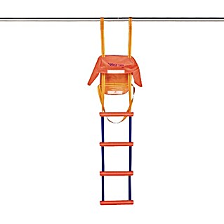 Escalerilla de emergencia (134 x 26 cm, Número de niveles: 5 ud., Plástico)