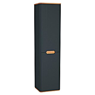 VitrA Sento Hochschrank (B x T x H: 40 x 35 x 157,5 cm, Anthrazit, Anschlag: Links)