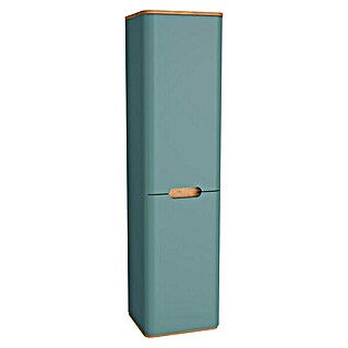 VitrA Sento Hochschrank (B x T x H: 40 x 35 x 157,5 cm, Fjordgrün, Anschlag: Links)