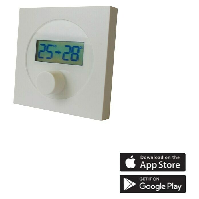 Ximax Funk-Heizkörperthermostat (Weiß, L x B x H: 90 x 90 x 40 mm) | BAUHAUS