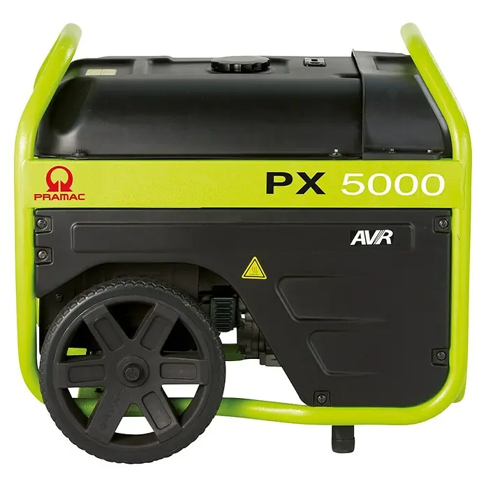Pramac Stromerzeuger PX 5000 - Verbrauch: 1,92 l/h, Tankvolumen: 27 l - Der Pramac PX 5000 Stromerzeuger, robust und zuverlässig für vielfältige Anwendungen.