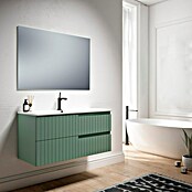 Conjunto de mueble de baño Claire (Ancho: 100 cm, Verde Olivo, Mate, 3 pzs.) | BAUHAUS