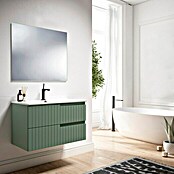 Conjunto de mueble de baño Claire (80 cm, Verde Olivo, Mate) | BAUHAUS