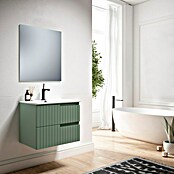 Conjunto de mueble de baño Claire (Ancho: 60 cm, Verde Olivo, Mate, 3 pzs.) | BAUHAUS