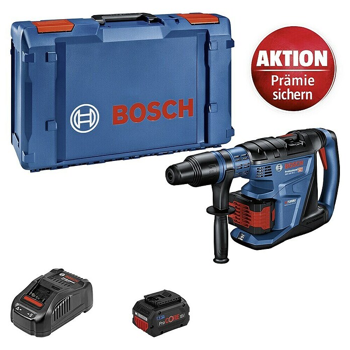 Bosch Professional AMPShare 18V Akku-Kombihammer GBH 18V-40 C (18 V, 2 Akkus, 8 Ah, 9 J) | BAUHAUS