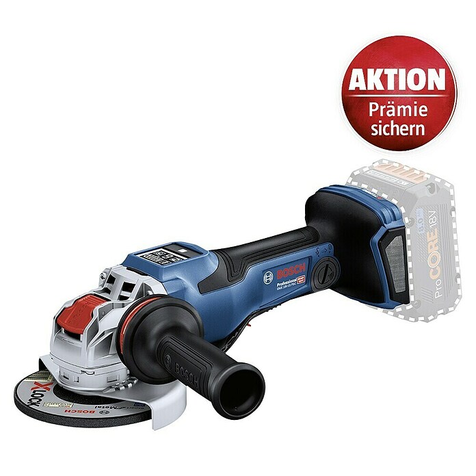 Bosch Professional AMPShare 18V Akku-Winkelschleifer GWX 18V-15 PSC Biturbo (18 V, Ohne Akku, Durchmesser Scheibe: 125 mm) | BAUHAUS