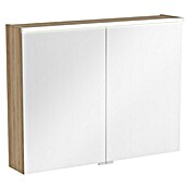 Camargue Aurinia LED-Spiegelschrank (B x H: 80 x 62 cm, Mit Beleuchtung, Holz, Natural Oak) | BAUHAUS