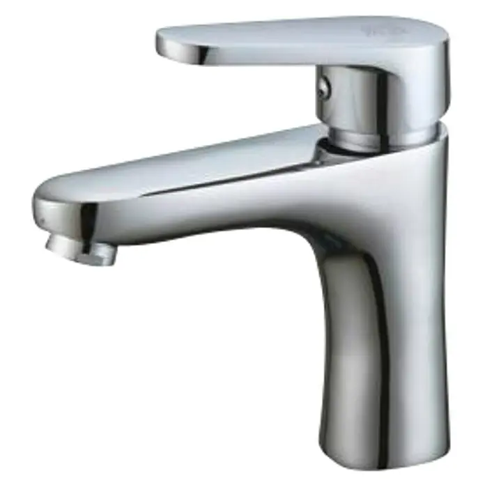 Universal de Grifería Grifo de lavabo Bidasoa - Cromo, Brillante - Elegante grifo de lavabo monomando cromado con un diseño minimalista, ideal para baños modernos.