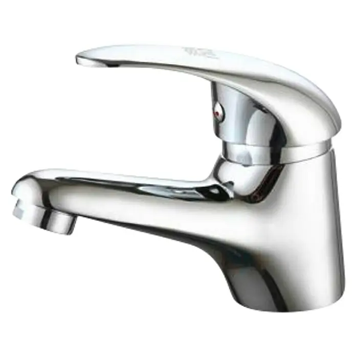 Universal de Grifería Rin Grifo de lavabo - Cromo, Brillante - Brillante grifo cromado para lavabos, un elegante complemento para cualquier baño. Diseño elegante y alta calidad.