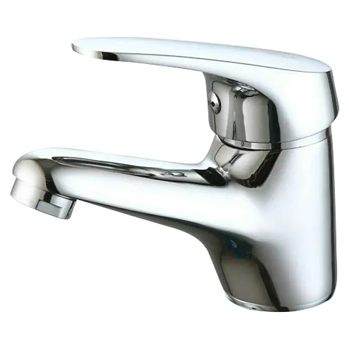 Universal de Grifería Han Grifo de lavabo - Cromo, Brillante - Grifo cromado brillante, perfecto para baños modernos. Impresiona con su diseño elegante y alta funcionalidad.