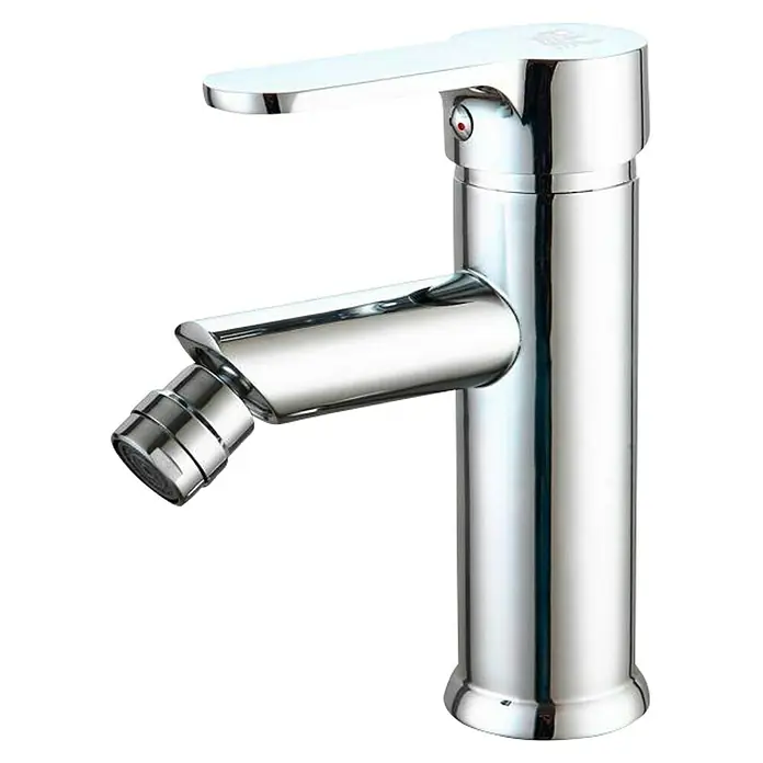 Universal de Grifería Ganges Grifo monomando de bidé - Cromo, Brillante - Grifo de bidé cromado con un diseño elegante para un baño moderno. Ideal para higiene y confort.