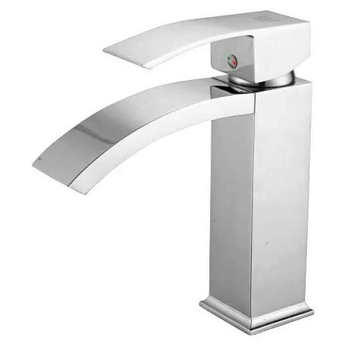 Universal de Grifería Obi Grifo de lavabo - Cromo, Brillante - Elegante grifo cromado con diseño moderno. Ideal para baños y cocinas, este grifo ofrece estilo y funcionalidad.