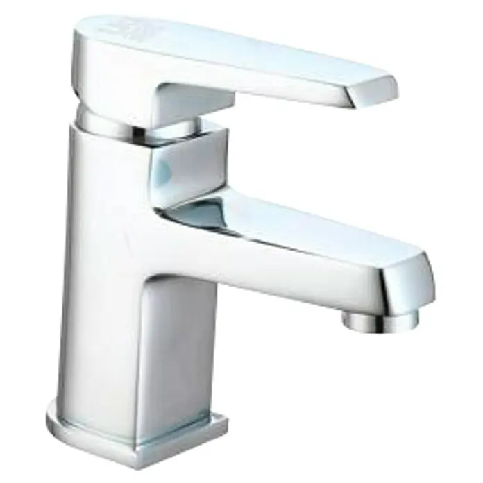 Universal de Grifería Sil Grifo de lavabo - Cromo, Brillante - Grifo cromado moderno para el baño. Diseño elegante con líneas limpias para una adición elegante a cualquier lavabo.