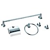 Universal de Grifería Set de baño Gredos (5 pzs., Cromo, Brillante) | BAUHAUS