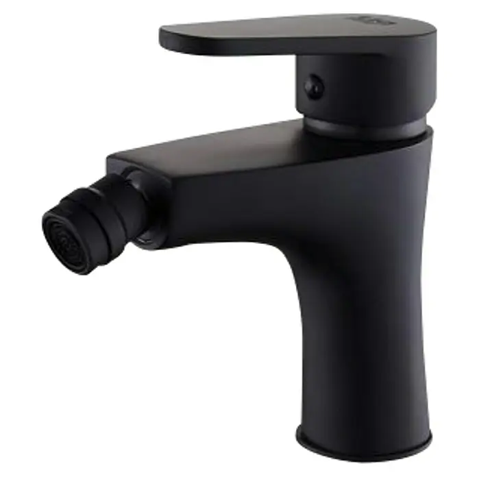 Universal de Grifería Grifo monomando de bidé Bidasoa - Negro, Mate - Elegante grifo de bidé negro con un diseño moderno. Perfecto para baños con estilo, ofreciendo comodidad e higiene avanzada.