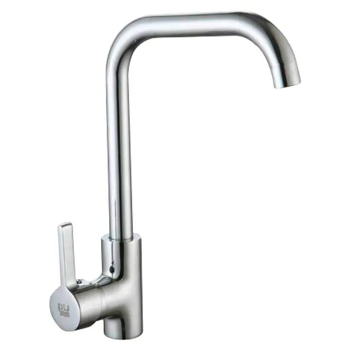 Universal de Grifería Grifo de cocina Miño - Cromo, Brillante - Grifo de cocina cromado con monomando, un diseño moderno para un fregadero elegante y funcional.