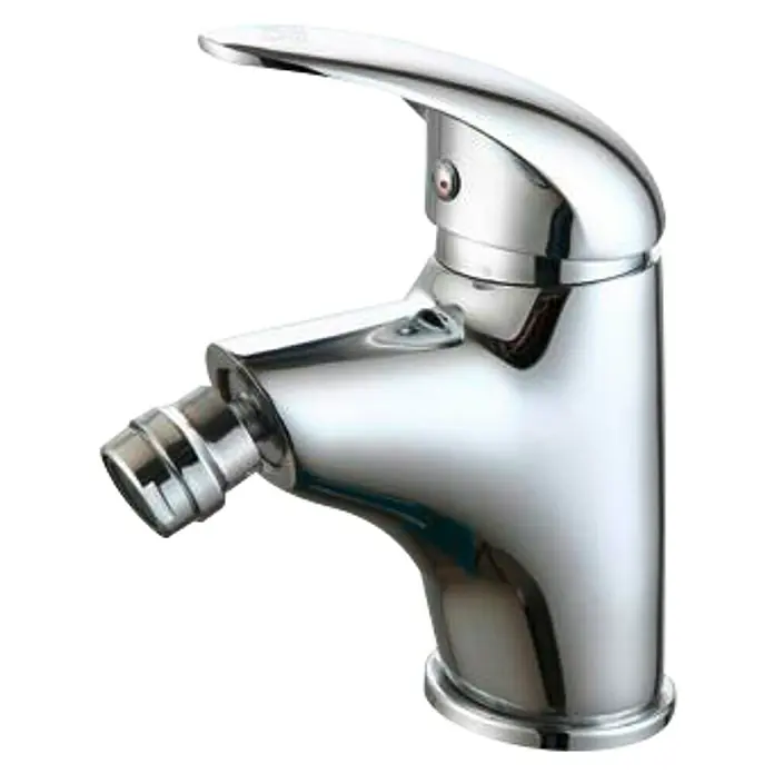 Universal de Grifería Tamesis Grifo monomando de bidé - Cromo, Brillante - Grifo de bidé cromado brillante con palanca y salida lateral para un control preciso del agua.
